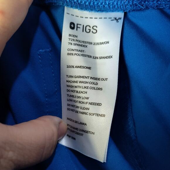 Figs Technical Collection XL/T Blue Scrub Pants- Mens - Picture 6 of 7